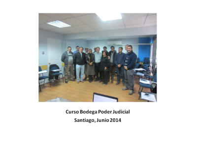 Curso Bodega Poder Judicial Junio 2014